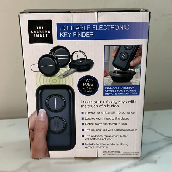 New-Sharper Image Key Finder with Black Design - Picture 4 of 11